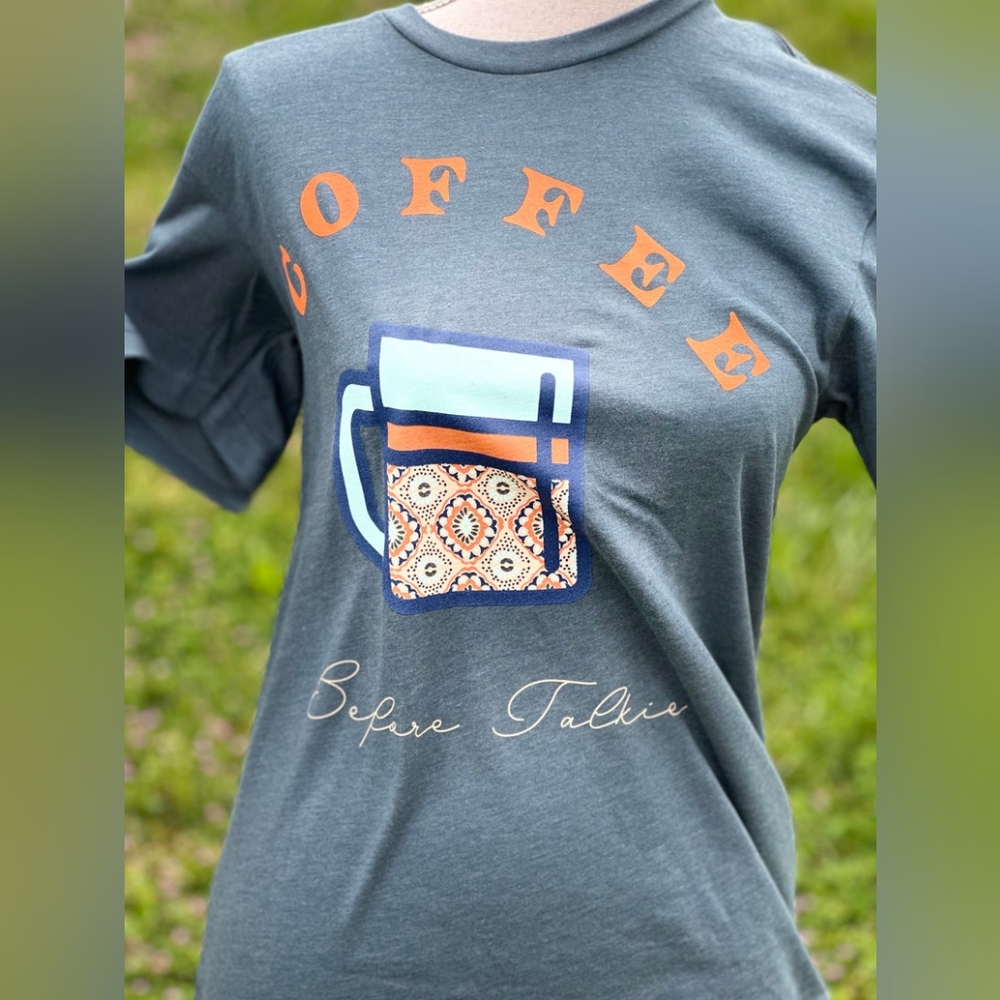 Graphic T-Shirt Coffee Before Talkie Size 2X